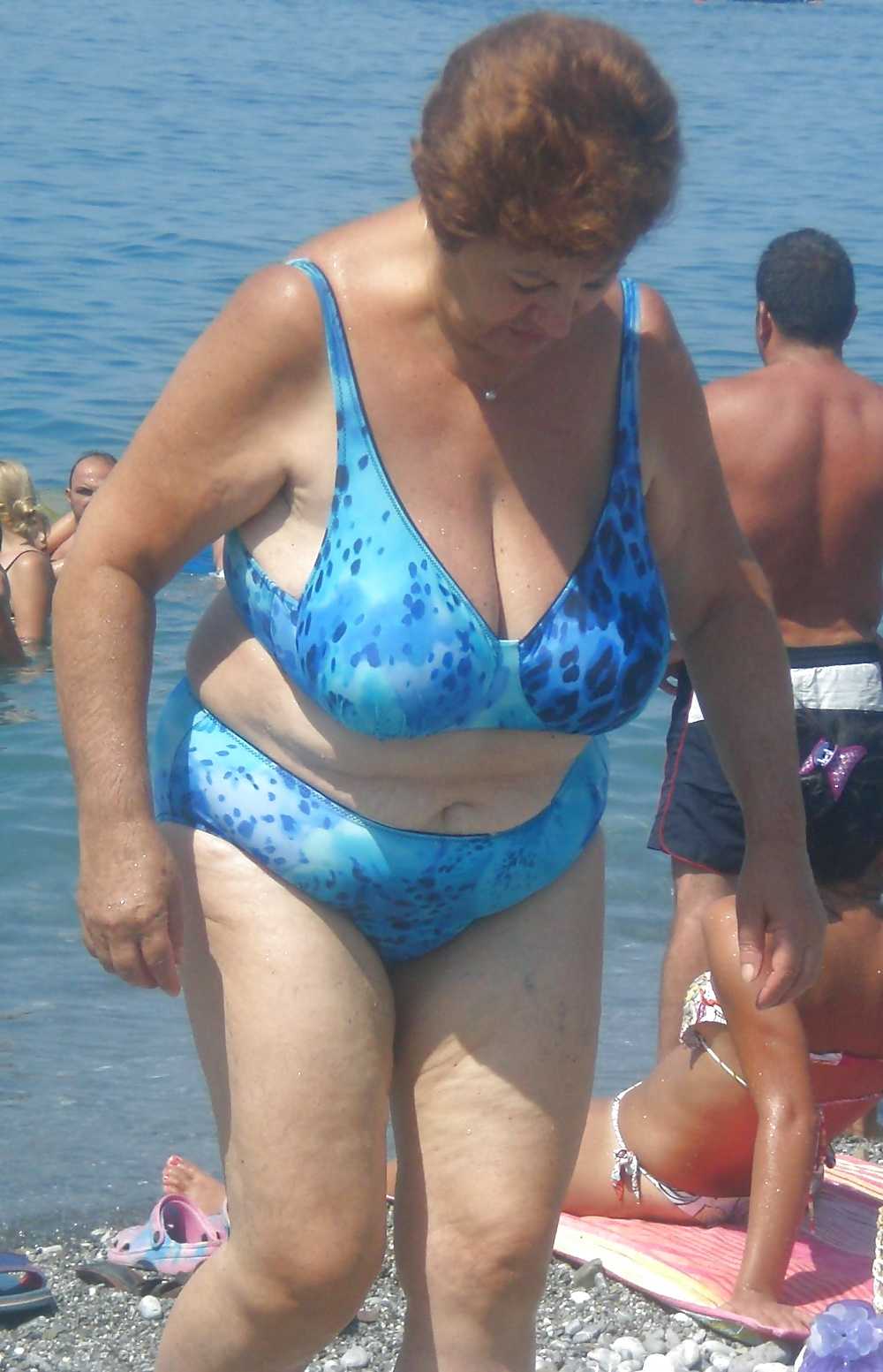 Big Breasted Beach Grandmas