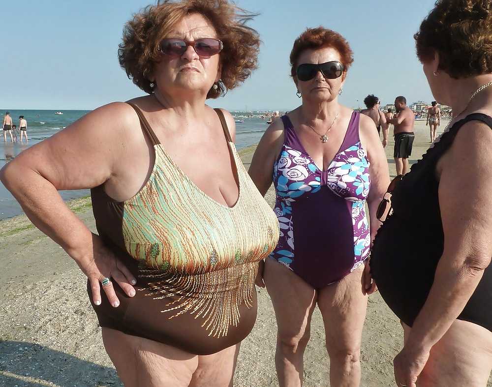 Big Breasted Beach Grandmas